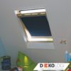 Velux Verdunkelungsrollo am Holzfenster