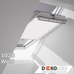 Original Velux Vorteils-Set Sichtschutzrollo 1028 weiß Velux Vorteilsset ROP Sichtschutz Geld sparen Kombi Set