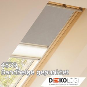 Dachfenster Kombination aus DKL und FHL 4579 Sandbeige gepunktet