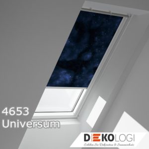 Dachfenster verdunkeln Dekor 4653 Universum