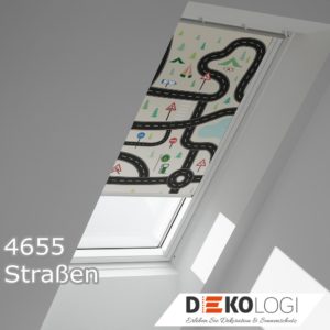 Dachfenster verdunkeln Dekor 4655 Straßen