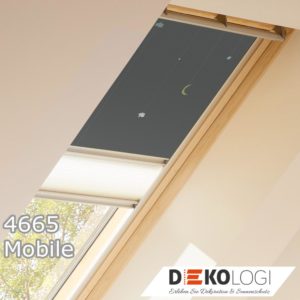 Velux Set aus Faltstore und Verdunkelungsrollo 4665 Mobile