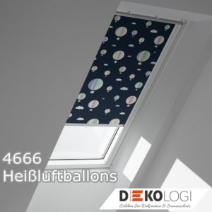 Velux Verdunkelungsrollo 4666 Heißluftballons