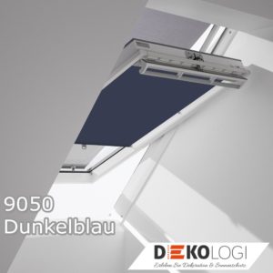 Velux Vorteils-Set ROP Sichtschutz und Markise in Kombi 9050 Dunkelblau