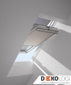 Dachfenster Vorteils Set DOP Rollo beige und Markise schwarz