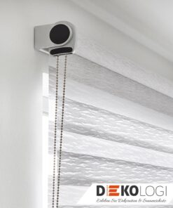 Doppelrollo in Edeloptik