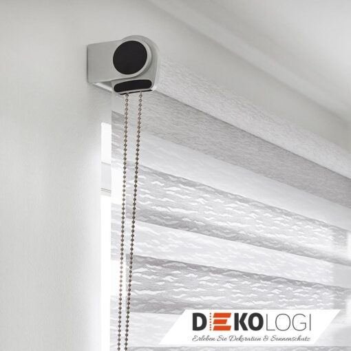 Doppelrollo in Edeloptik