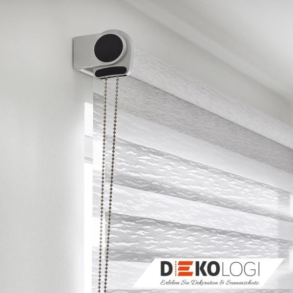 Doppelrollo in Edeloptik