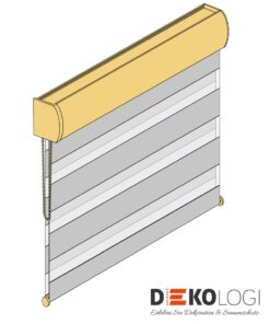 Doppelrollo mit Blende als Produktbild