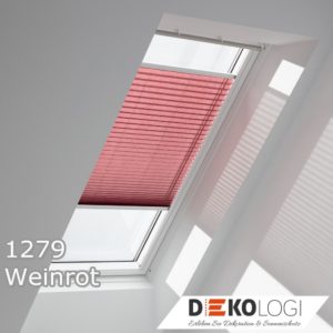 Velux Faltstore FHL Dekor 1279 Weinrot