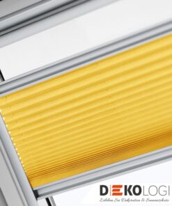 Velux Faltstore Plissee FHL gelb
