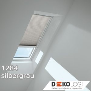 Original Velux Faltstore Dekor 1284 Silbergrau