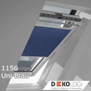 Wabenplissee 1156 Uni Blau Velux FOP