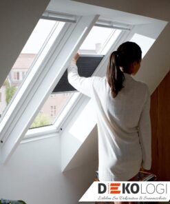 Velux Vorteils-Set Wabenplissee und Markise schwarz