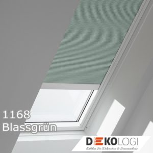 Elektrisches Wabenplissee FMC Dekor 1168 Blassgrün