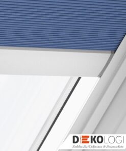 Original Velux Solar Wabenplissee in blau