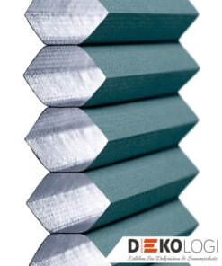 Querschnitt eines Wabenplissees von Velux