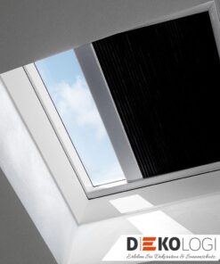 Solar Wabenplissee schwarz Velux Tageslicht Spot