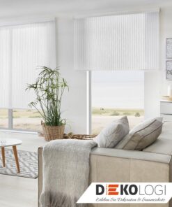 XL Kassettenrollo in weiß