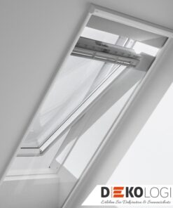 Weißes Mückenrollo ZIL weißer Rahmen