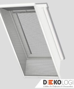 Velux Insektenschutzrollo ZIL mit weißen Rahmen