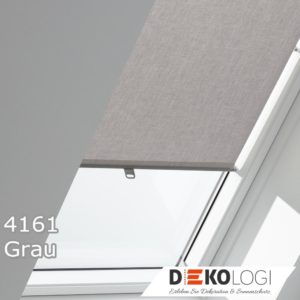 Original Velux Haltekrallen Sichtschutzrollo 4161 Grau