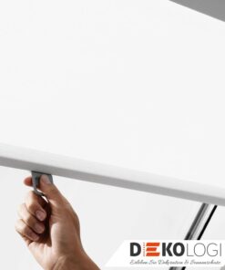 Handbedienung weißes Krallenrollo für Dachfenster