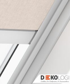 Elektrisches Sichtschutzrollo von Velux beige