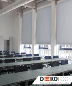 Drei XL Verdunkelungsrollos in blau