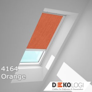 Original solarbetriebenes Velux Rollo RSL 4164 Orange