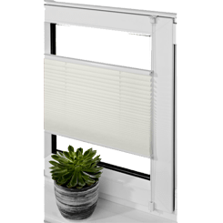 Fertigmaß Plissee mit Blume