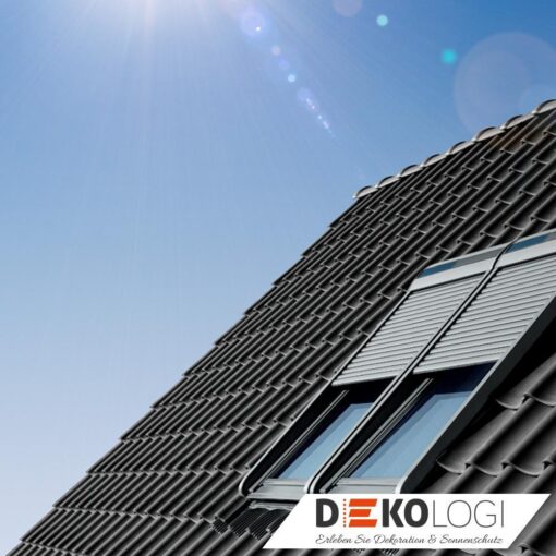 Markisen Hitzeschutz bei blauen Himmel