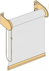 XL-Rollo Seitenzugrollo für Wandmontage