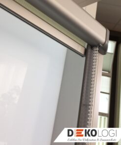 Glasleistenrollo Modul silber