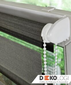 Doppelrollo zum klemmen am Flügel