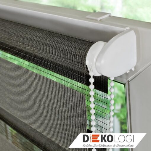 Doppelrollo zum klemmen am Flügel