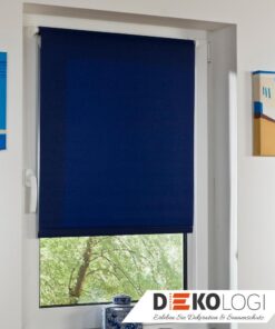 Klemmfix Rollo Lichtdurchlässig blau 1 Klemmträger