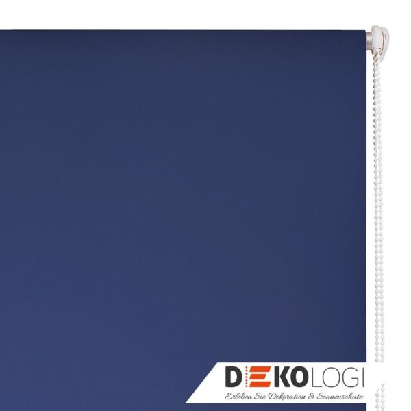 Klemmfix Rollo Lichtdurchlässig blau 1 Dekor