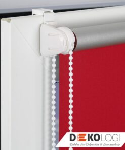 Klemmfix Thermo Rollo 1 rot Verdunkelungsrollo ohne Bohren klemmen