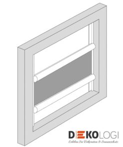 Graues Piktogramm eines Nanorollos 1