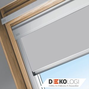 Original VELUX Verdunkelungsrollo Classic 4204 grau DBL Rollo zum verdunkeln
