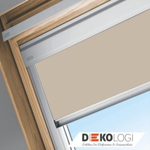 Original VELUX Verdunkelungsrollo Classic 4230 beige DBL Rollo zum verdunkeln
