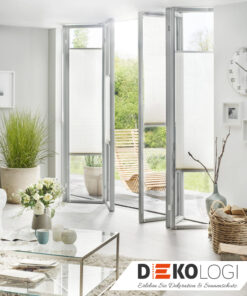 Plissee Rollo nach Maß für Fenster