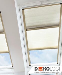Dachfenster Plissee beige Roto Velux Fakro Braas