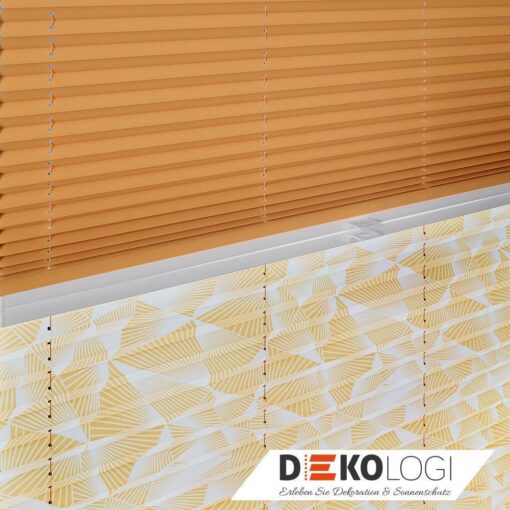 Drei Tag und Nacht Plissee mit zwei Stoffen