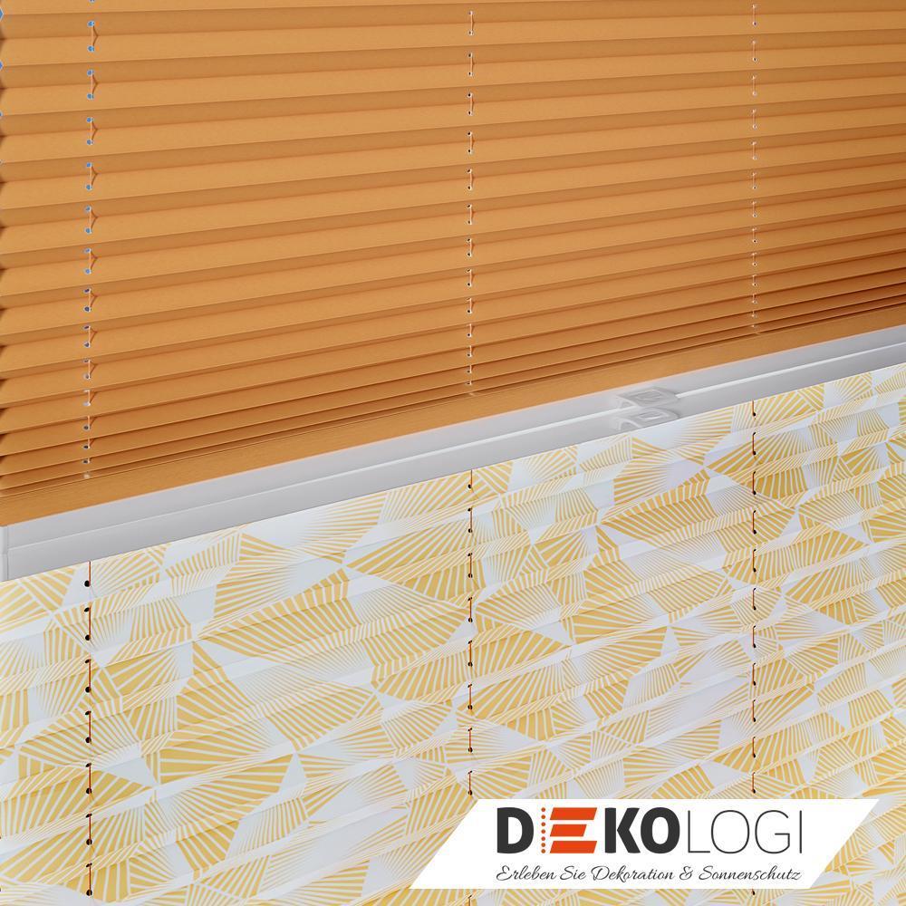 Drei Tag und Nacht Plissee mit zwei Stoffen