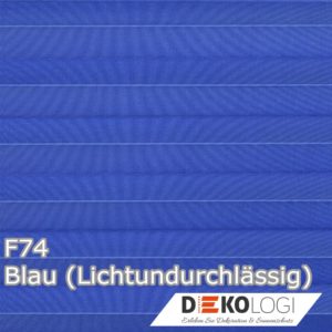 F74 Blau Farben Roto Plissee
