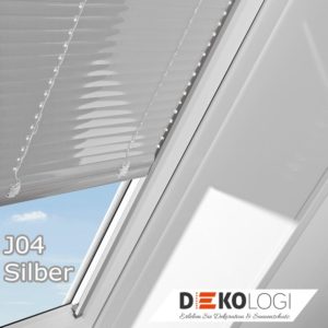 Original Roto Jalousette mit Lamellen J04 Silber