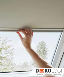 Dachfenster Verdunkelungsrollo Sterne Muster blau