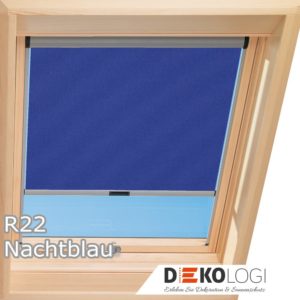 R22 Nachtblau Original Rollo